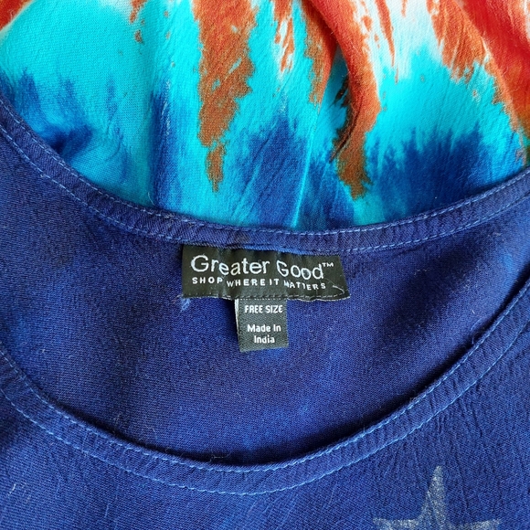 Greater Good Tie Dye Tunic - Picture 4 of 6